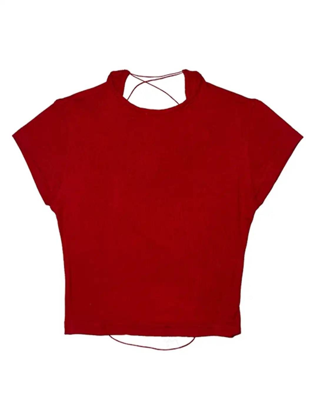DeleteEX | Backless Stretch Tie T-Shirt