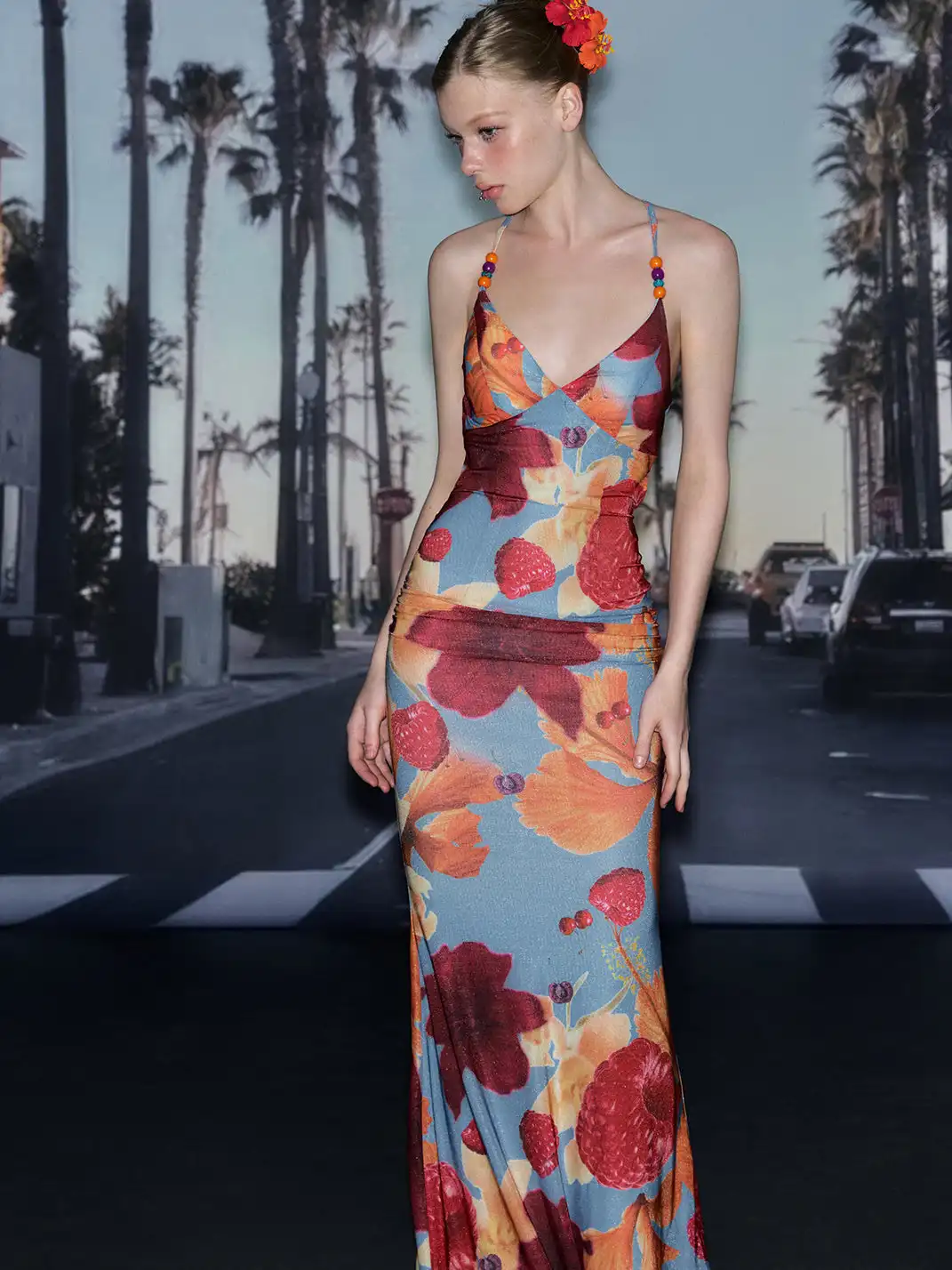 DeleteEX | Backless Tie Slim Dress