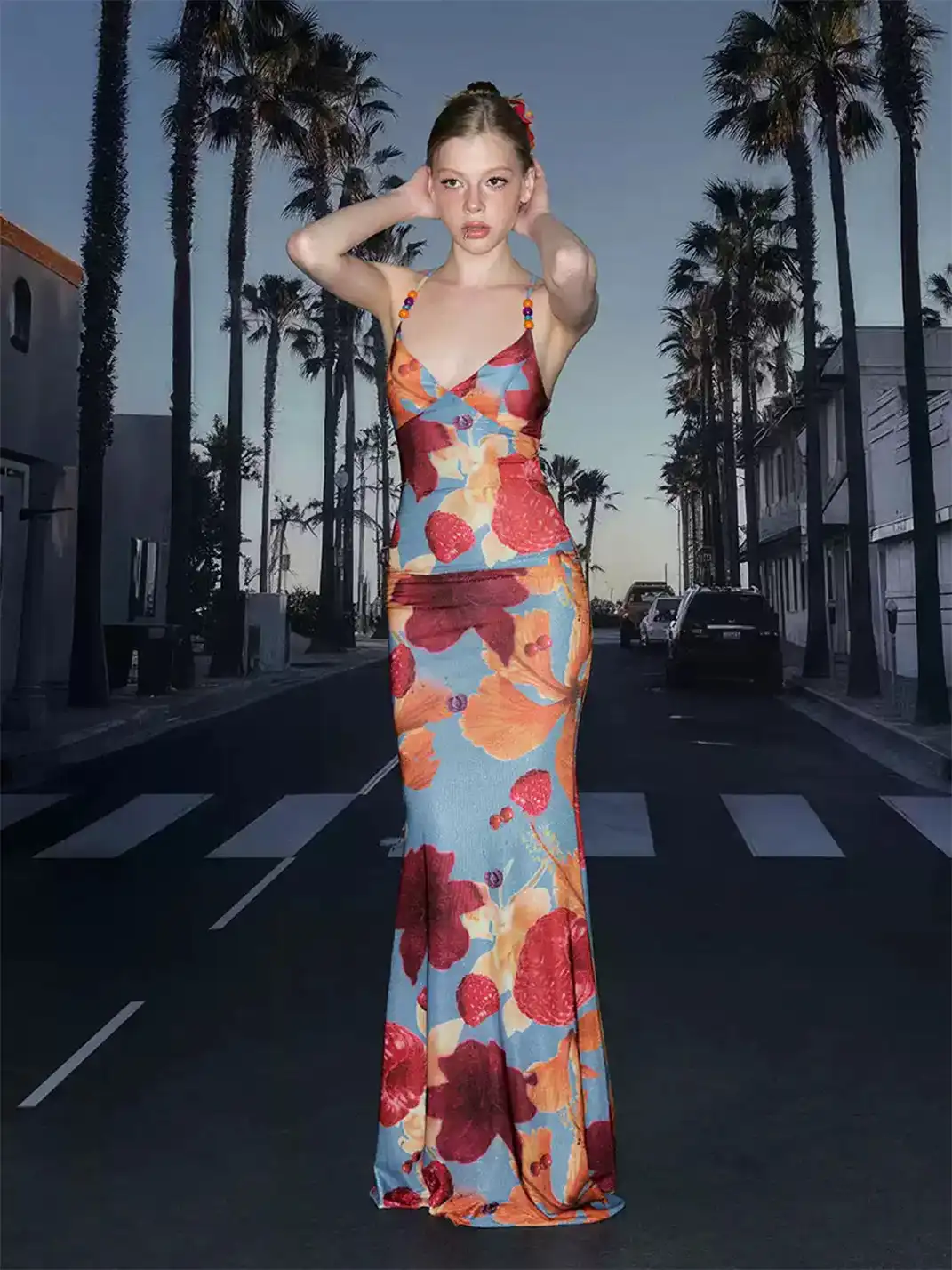DeleteEX | Backless Tie Slim Dress