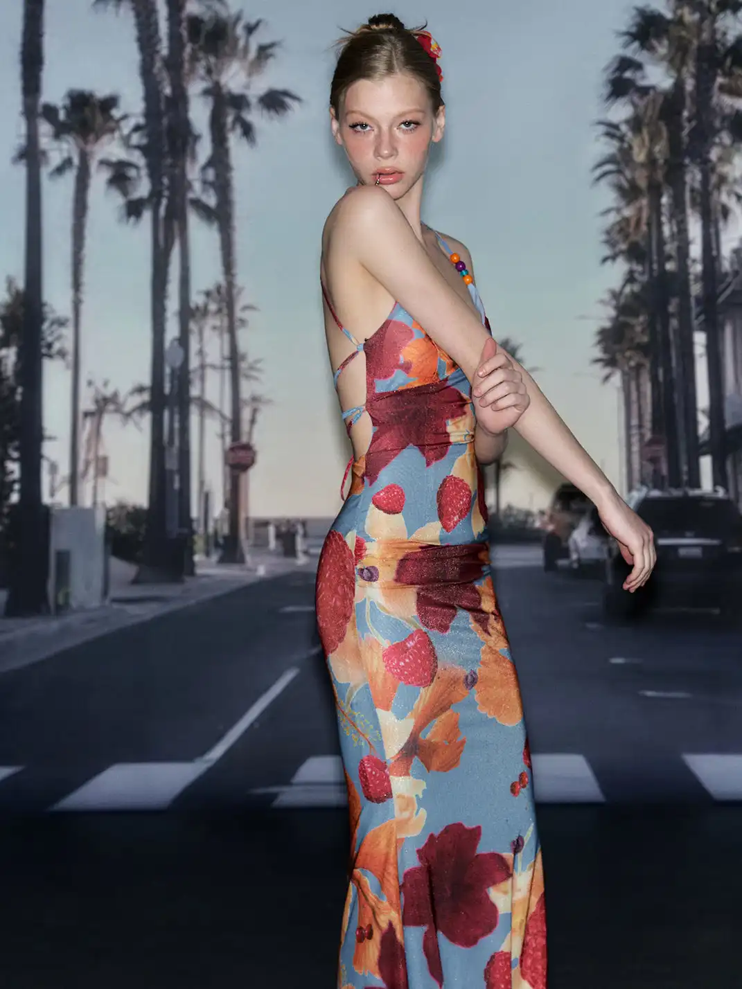 DeleteEX | Backless Tie Slim Dress