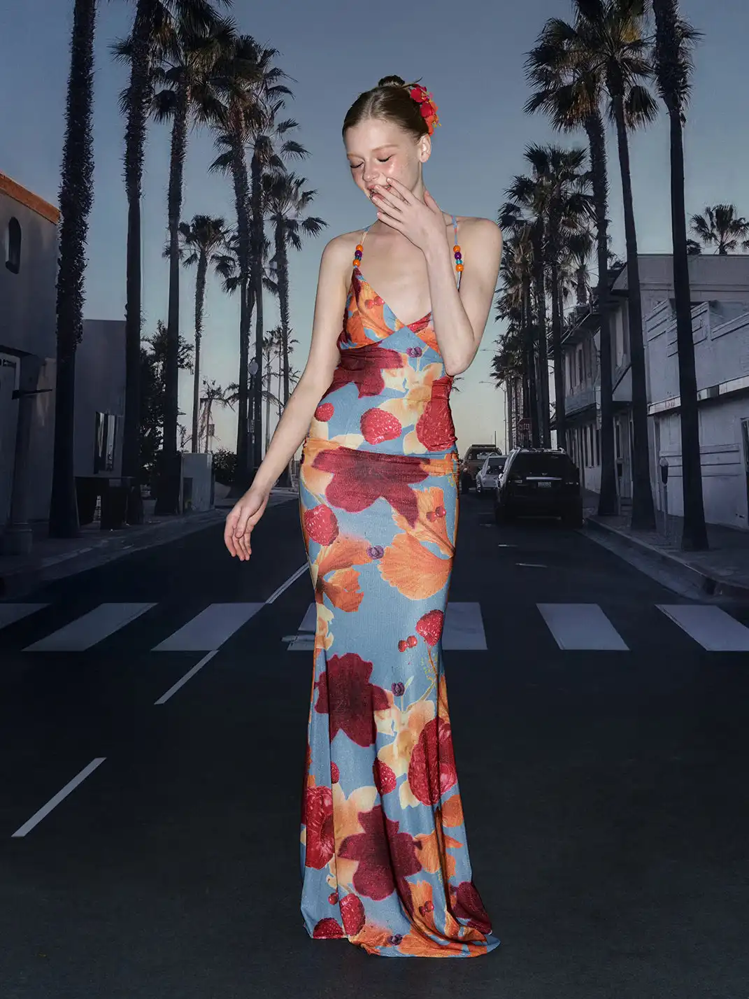 DeleteEX | Backless Tie Slim Dress