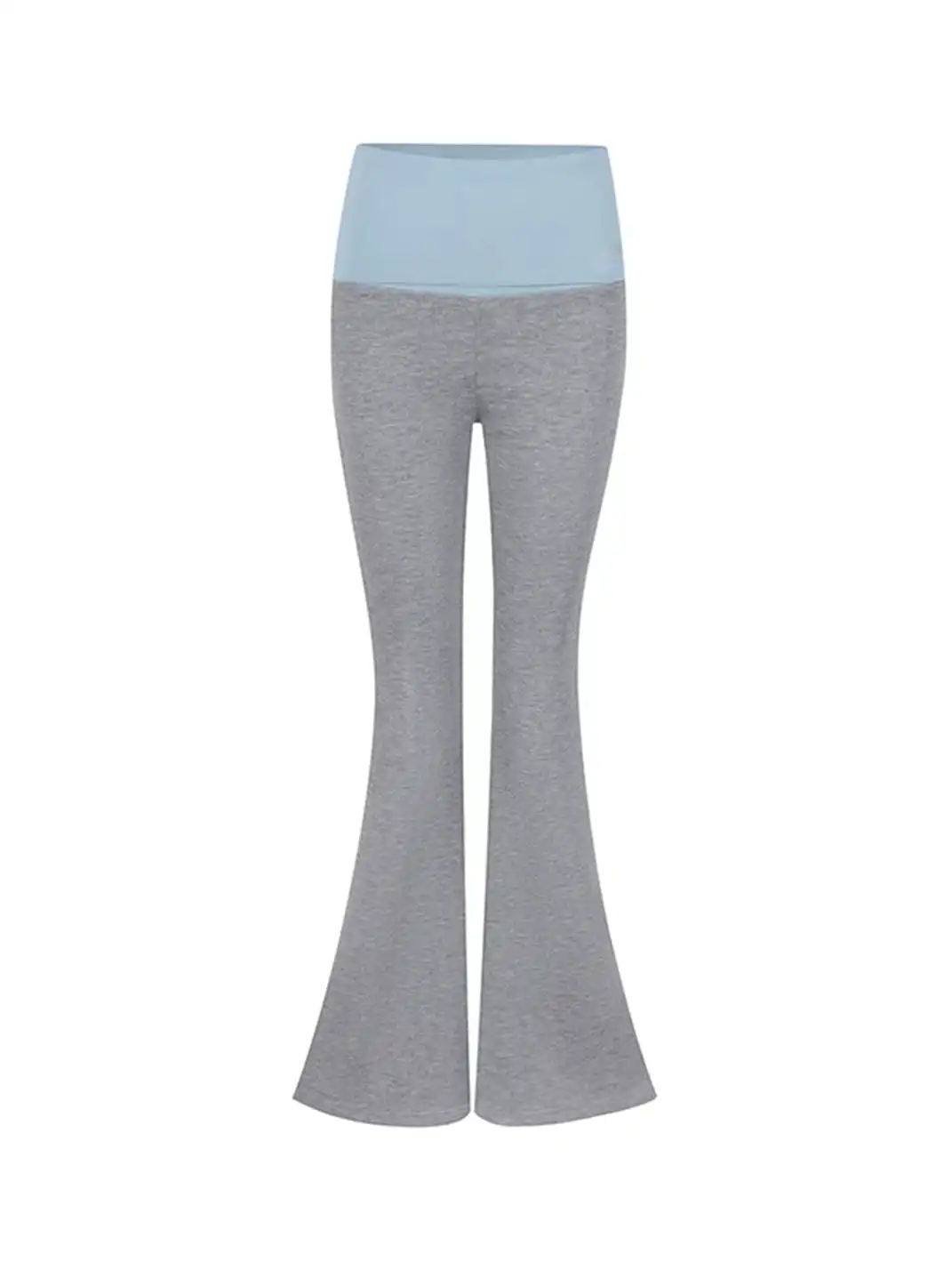 DeleteEX | Colorblock Layered Rhinestone Flared Yoga Pants