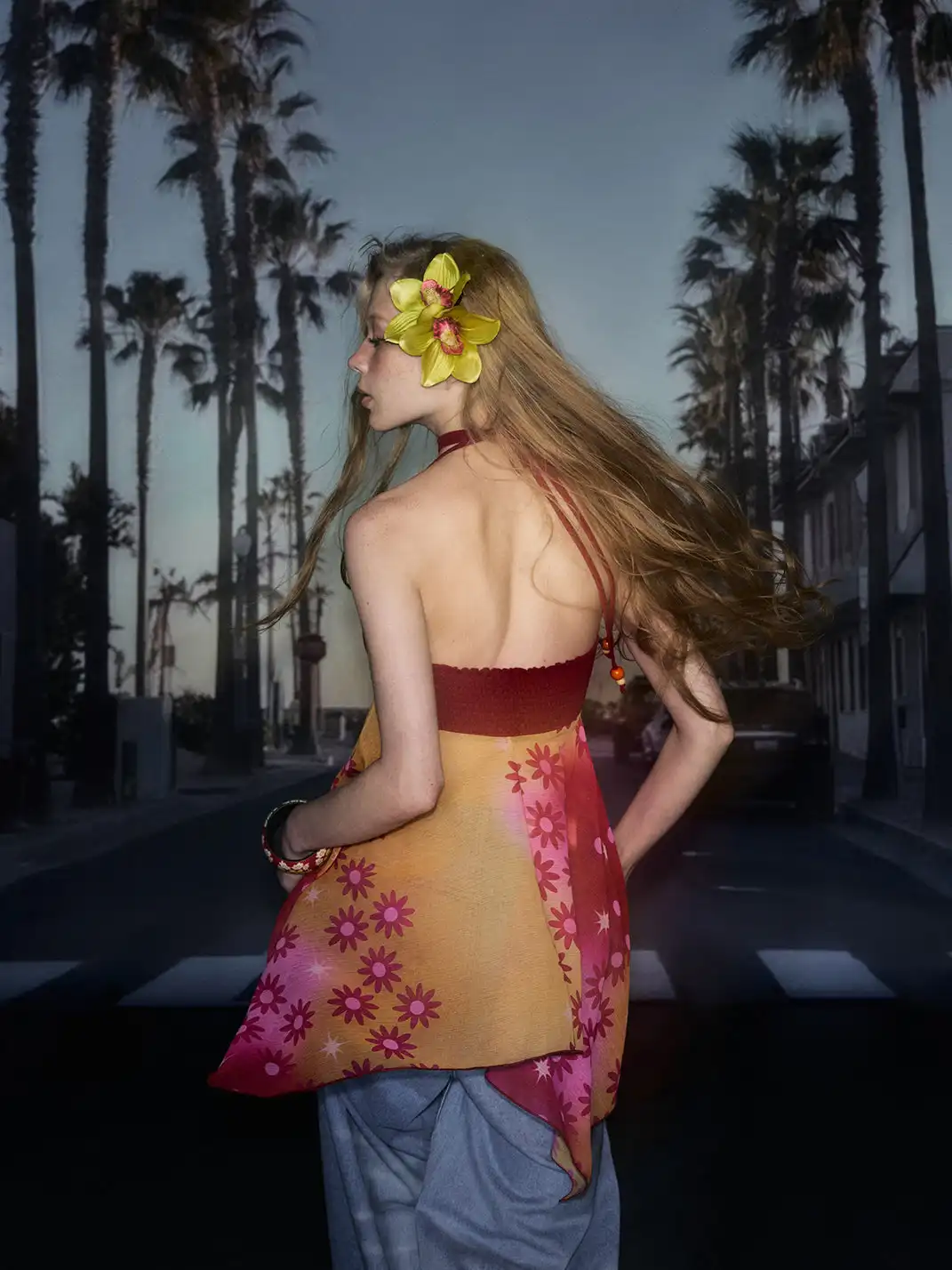 DeleteEX | Sunflower Halter Dress