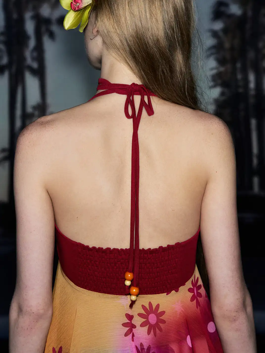 DeleteEX | Sunflower Halter Dress