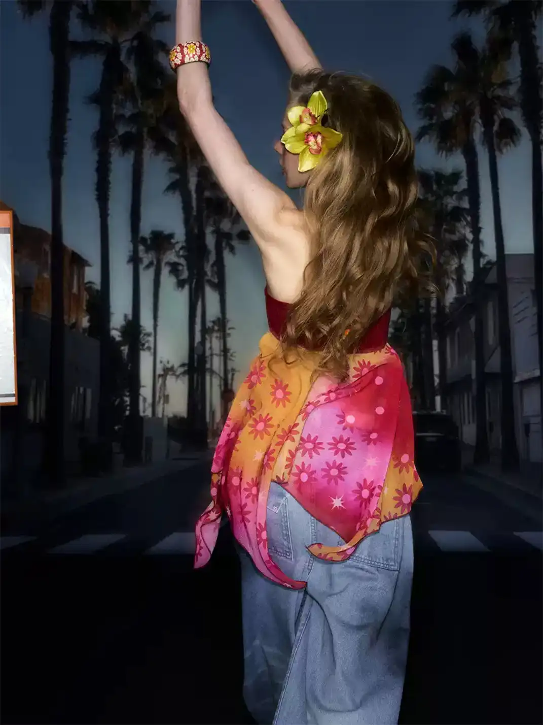 DeleteEX | Sunflower Halter Dress