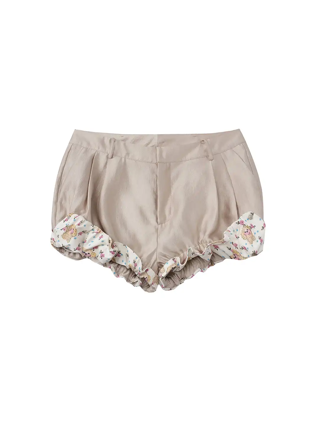DeleteEX | Printed Roll-Up Shorts