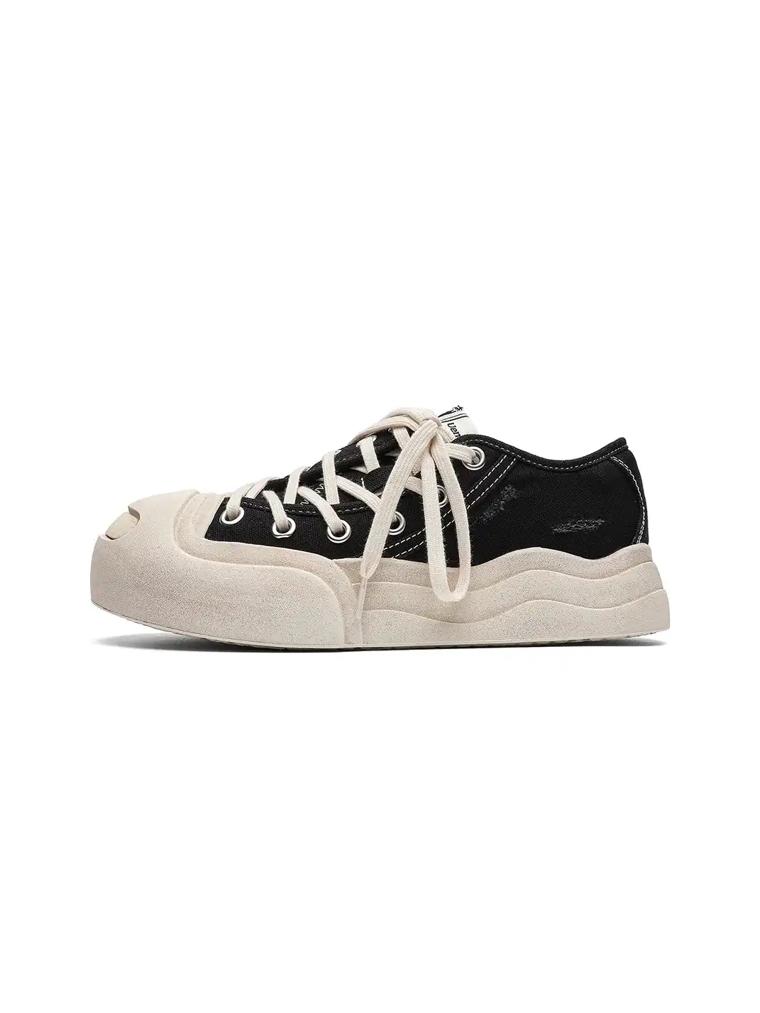 UENO PLANET | Vintage Platform Round Toe Canvas Shoes