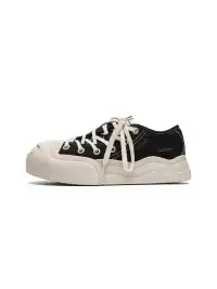 UENO PLANET | Vintage Platform Round Toe Canvas Shoes
