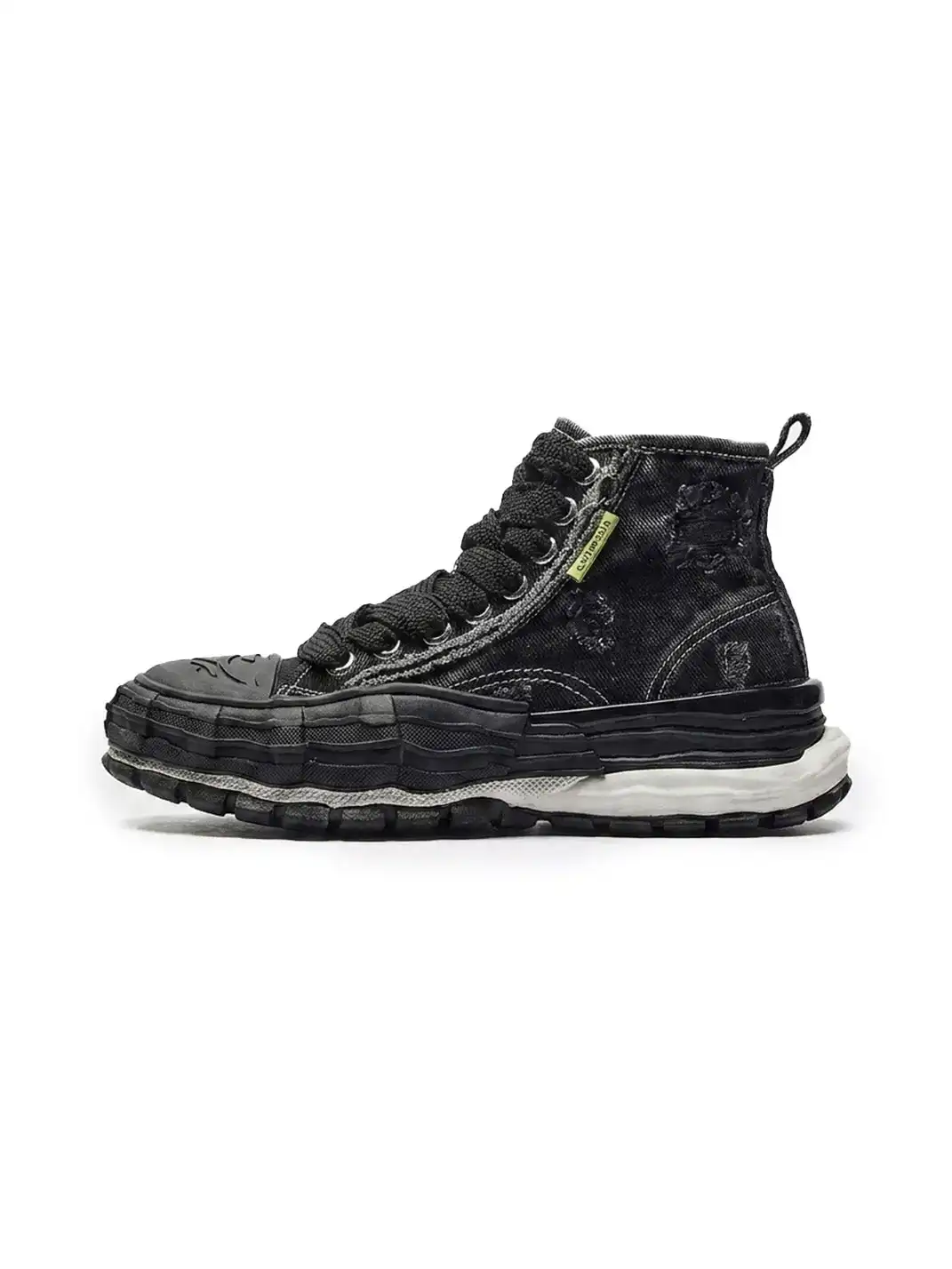 OGR | Distressed Ripped Denim Canvas Shoes