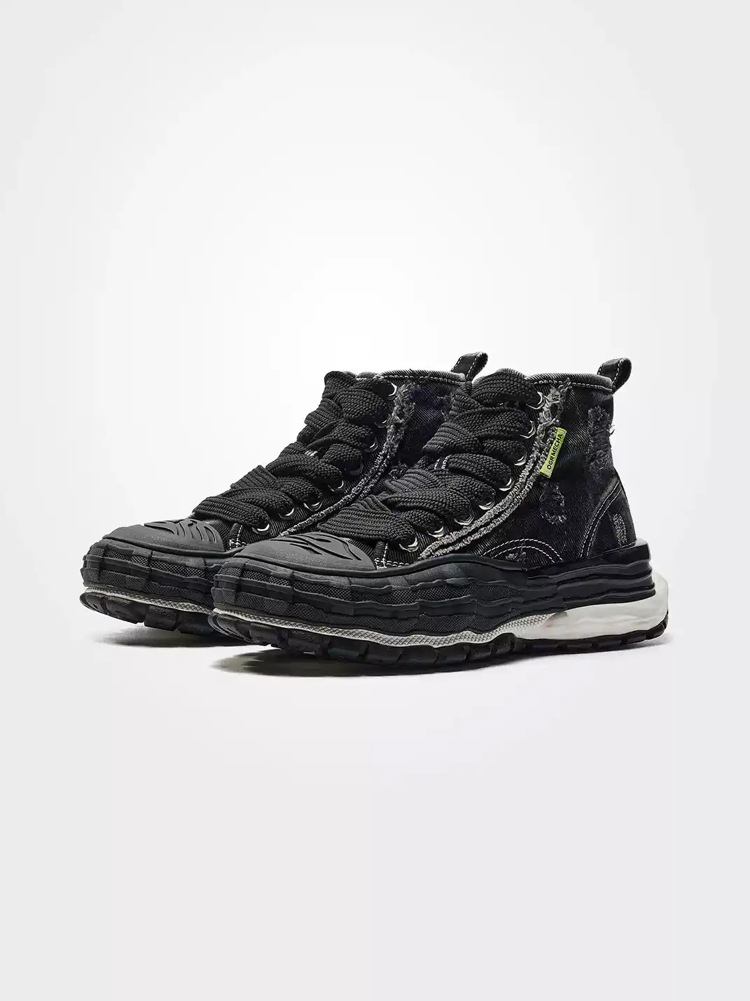 OGR | Distressed Ripped Denim Canvas Shoes