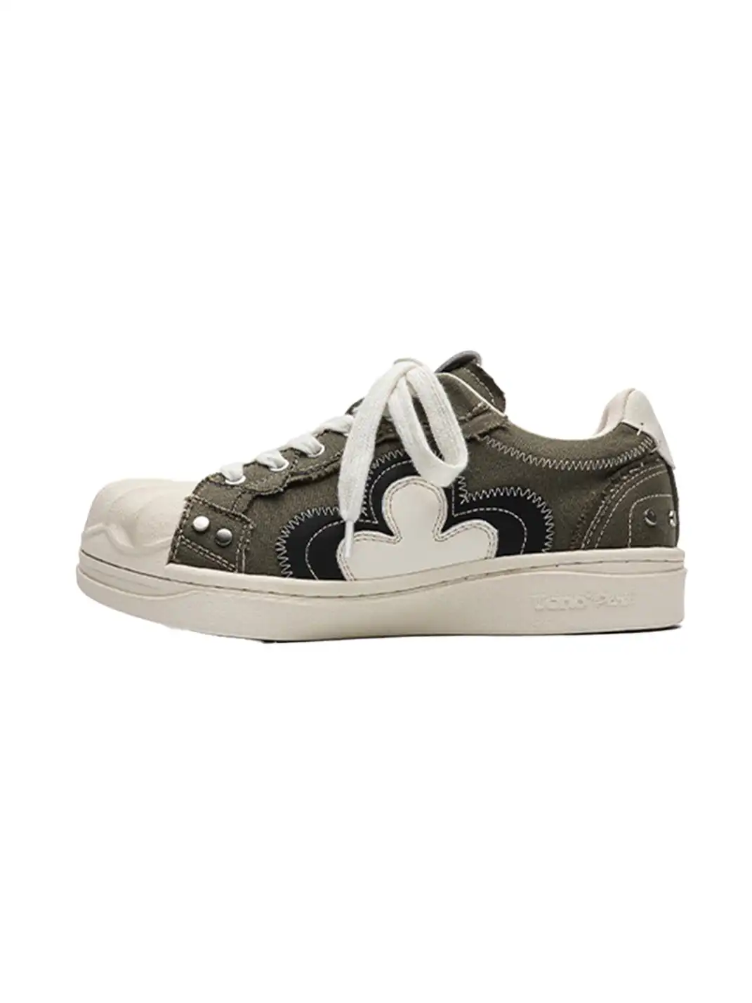 UENO PLANET | Plum Blossom Shell Toe Canvas Shoes