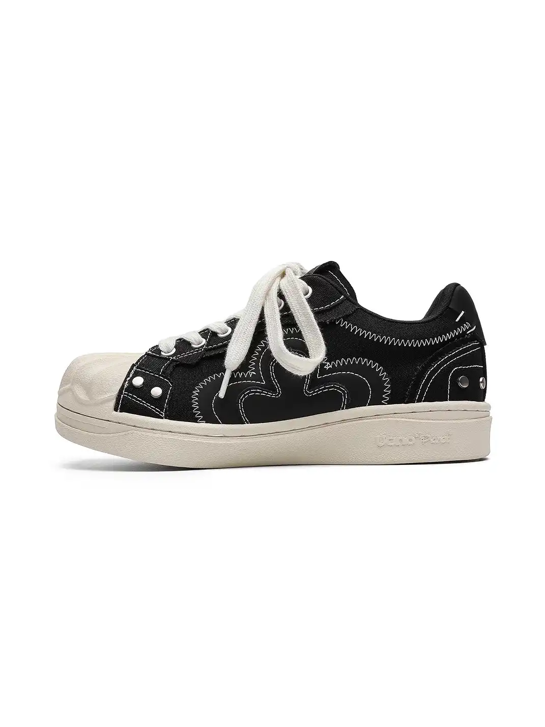 UENO PLANET | Plum Blossom Shell Toe Canvas Shoes
