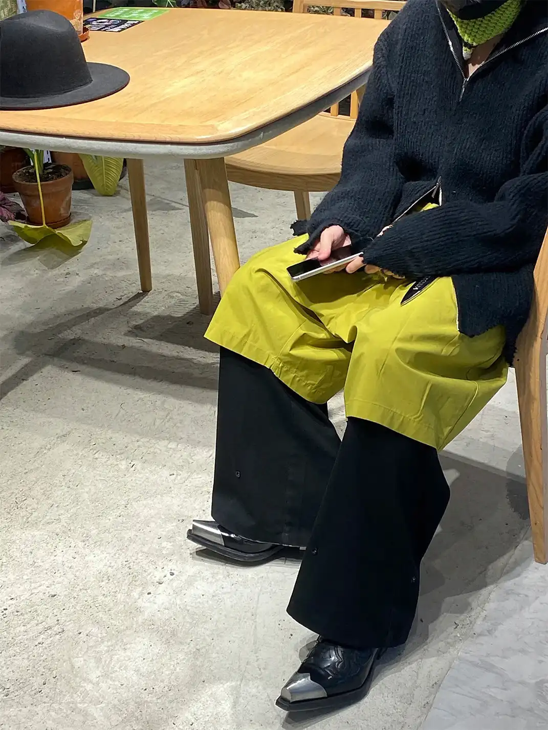 JiangGe | High Heel Square Toe Punk Chelsea Boots