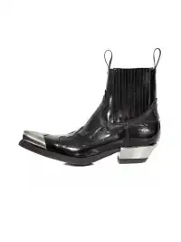 JiangGe | High Heel Square Toe Punk Chelsea Boots