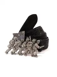 LE LOSANGE | Full Rhinestone Mohawk Soldier Belt