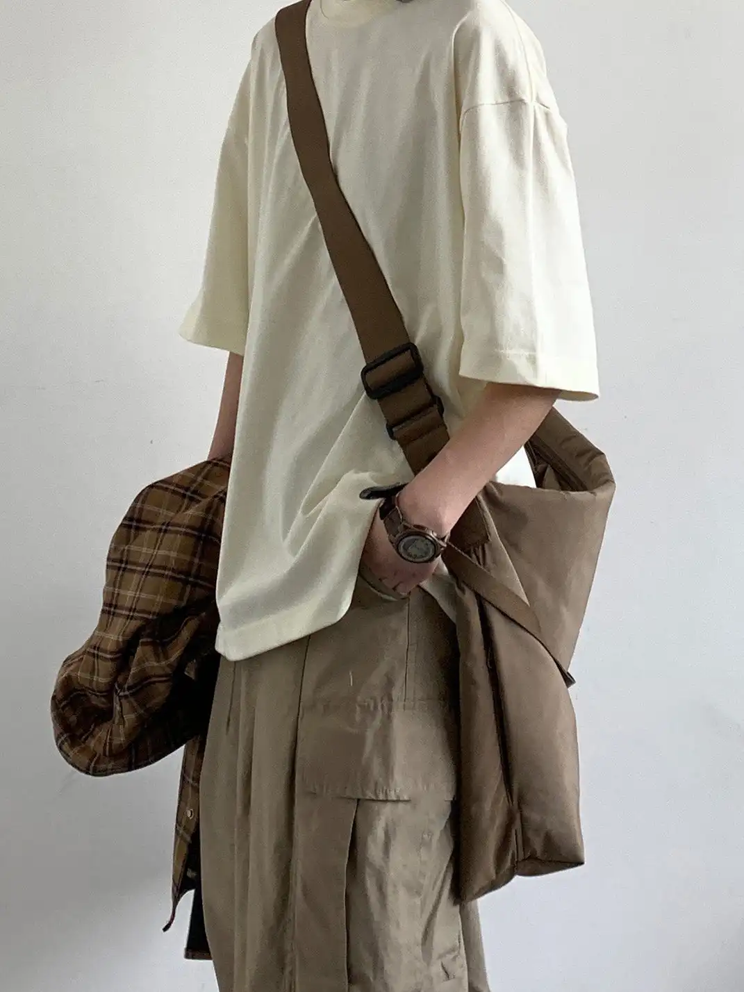 Jiwuus | Basic Oversized Short Sleeve T-Shirt