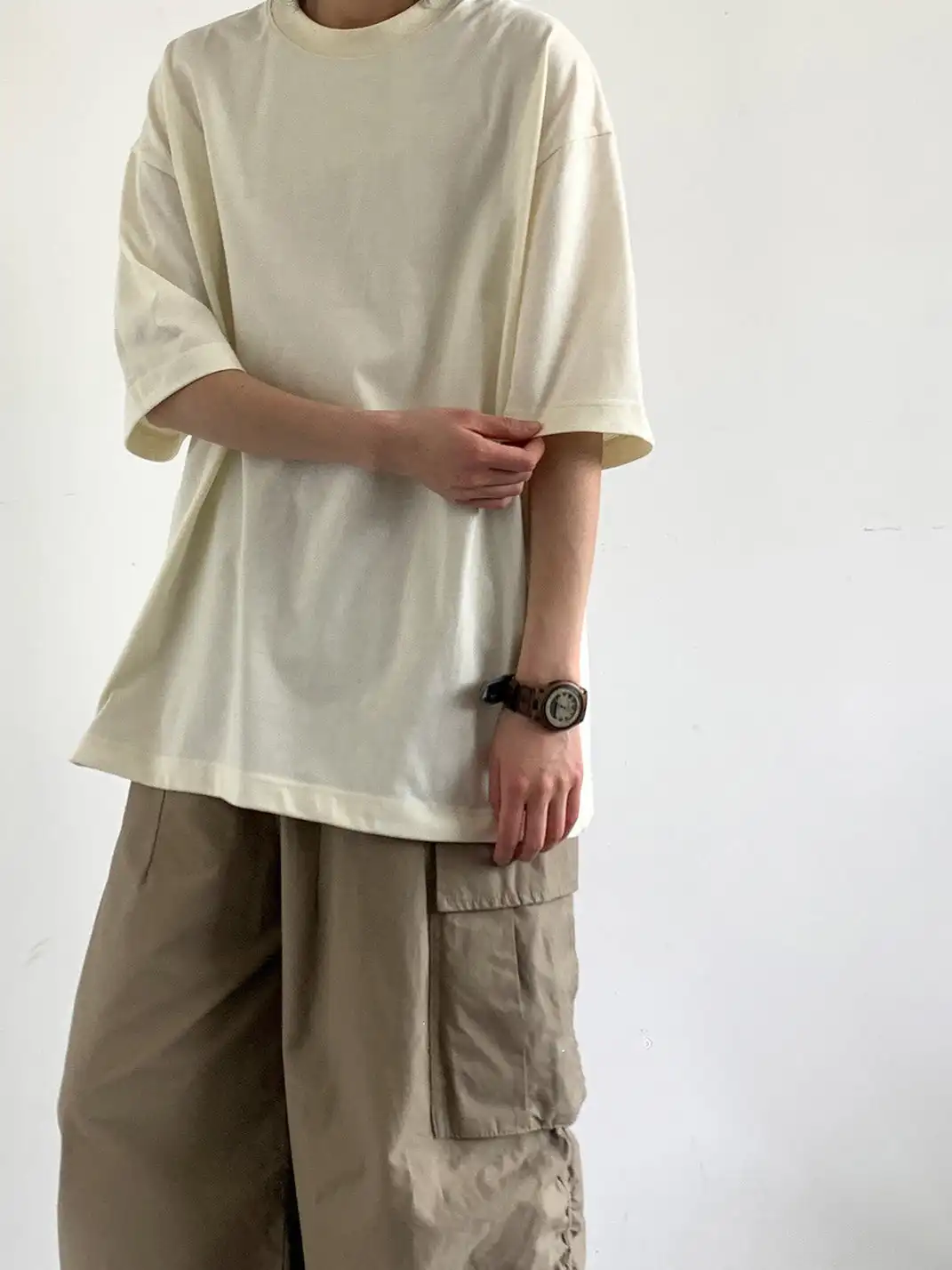 Jiwuus | Basic Oversized Short Sleeve T-Shirt