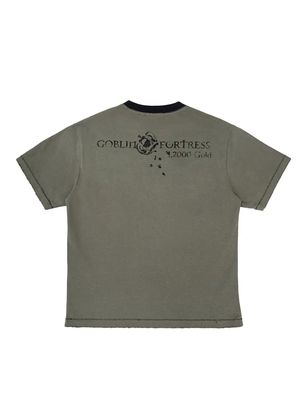 Esaias | Gold Thief Print Washed T-Shirt