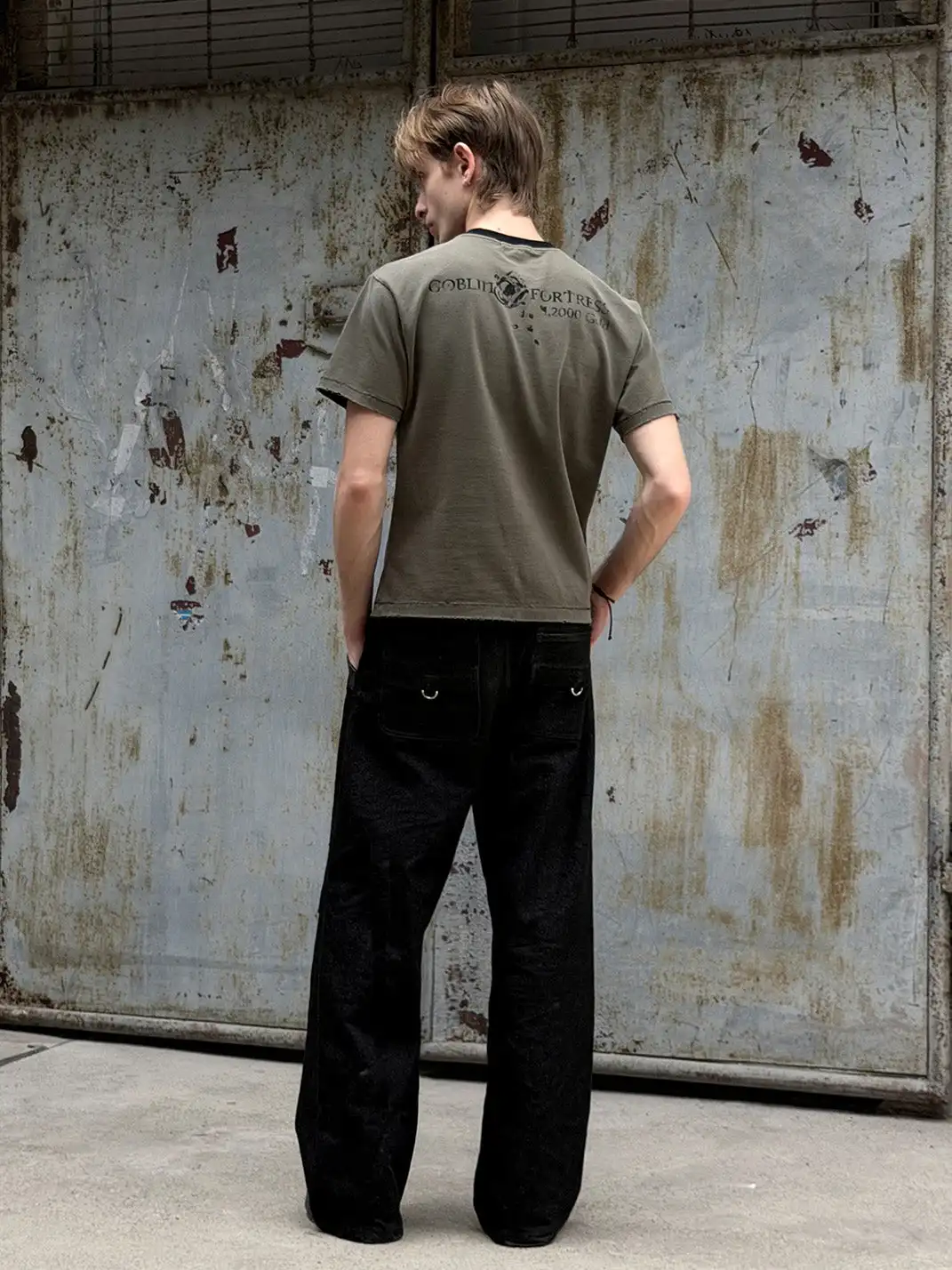 Esaias | Gold Thief Print Washed T-Shirt