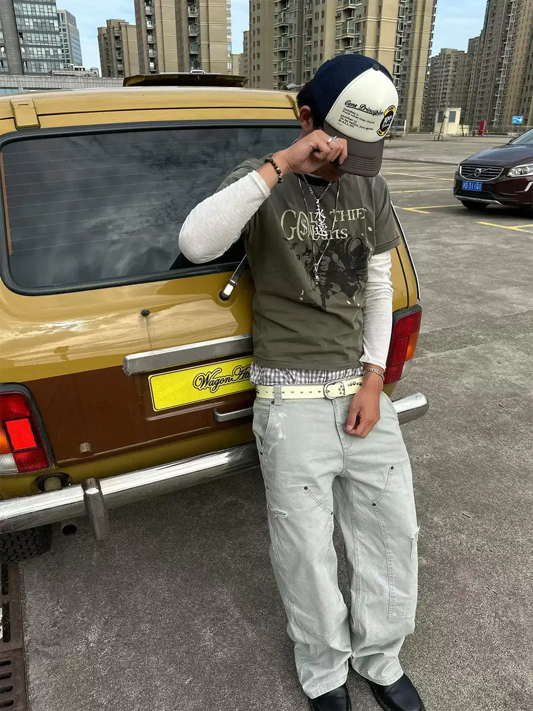 Esaias | Gold Thief Print Washed T-Shirt