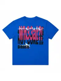 PAIKI | Electronic Slogan Letter Print T-Shirt