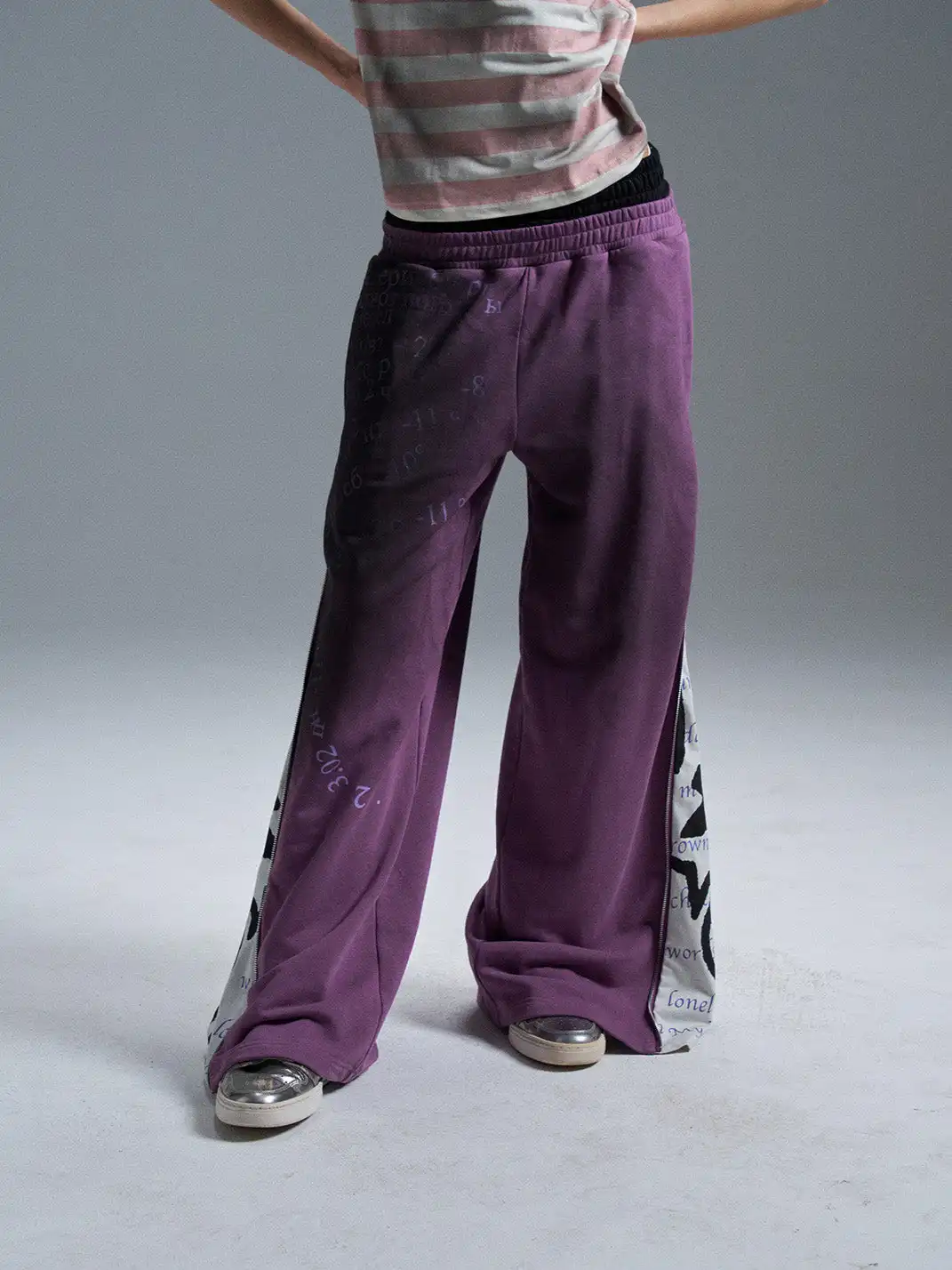 PAIKI | Dirty Spray Zip Totem Casual Pants