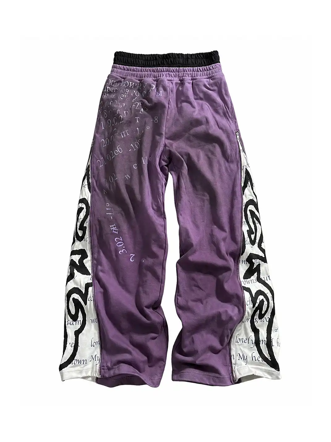 PAIKI | Dirty Spray Zip Totem Casual Pants