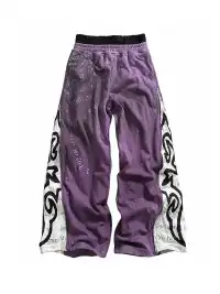 PAIKI | Dirty Spray Zip Totem Casual Pants
