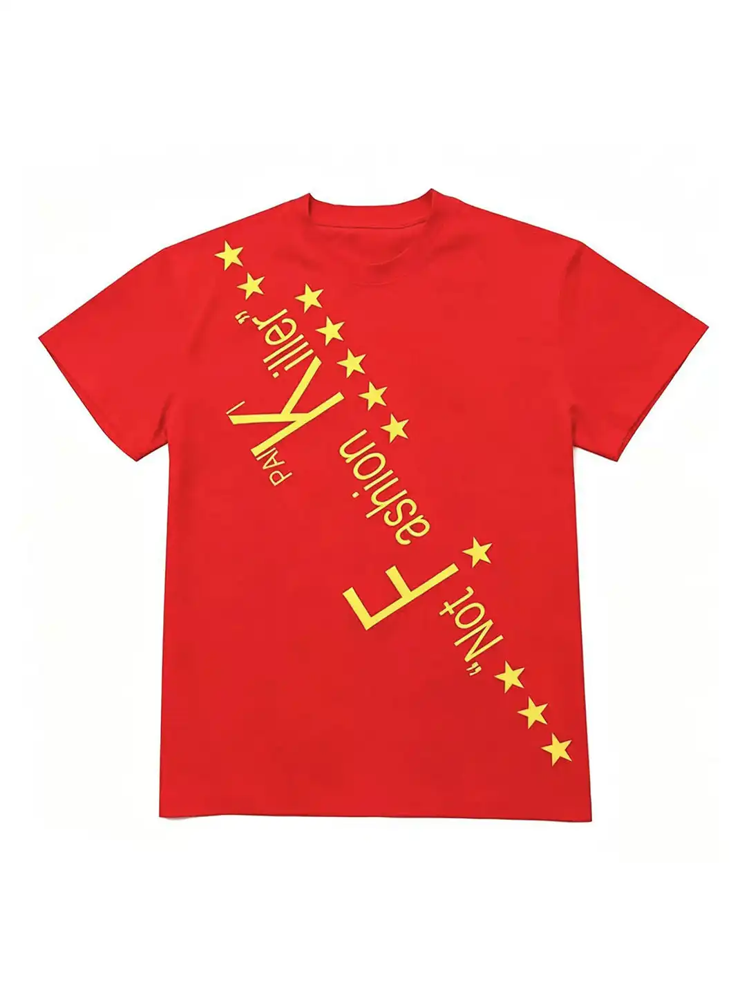 PAIKI | Slogan & Star Print T-Shirt