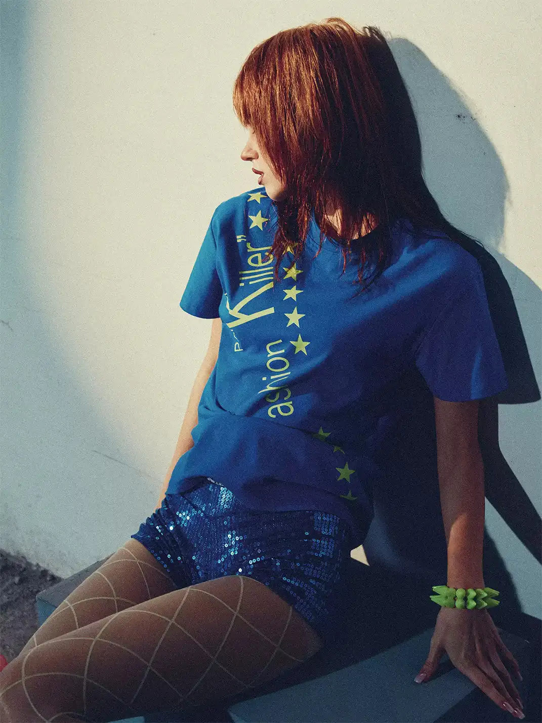 PAIKI | Slogan & Star Print T-Shirt