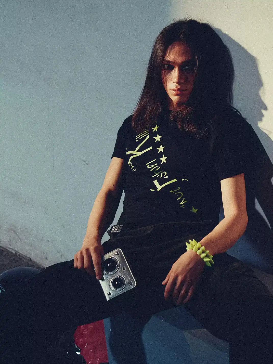 PAIKI | Slogan & Star Print T-Shirt