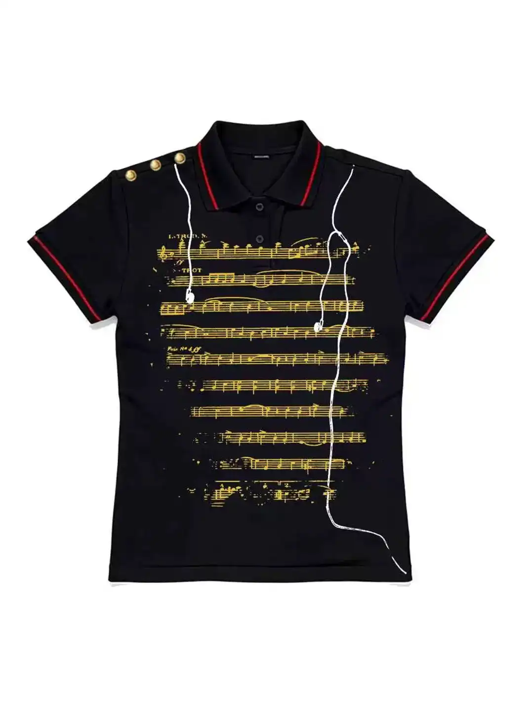 PAIKI | Napoleon Headphone Polo Shirt