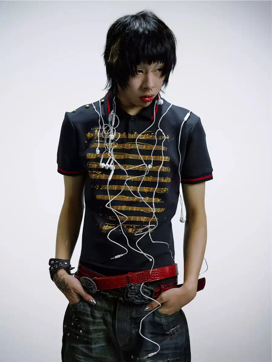 PAIKI | Napoleon Headphone Polo Shirt - 4
