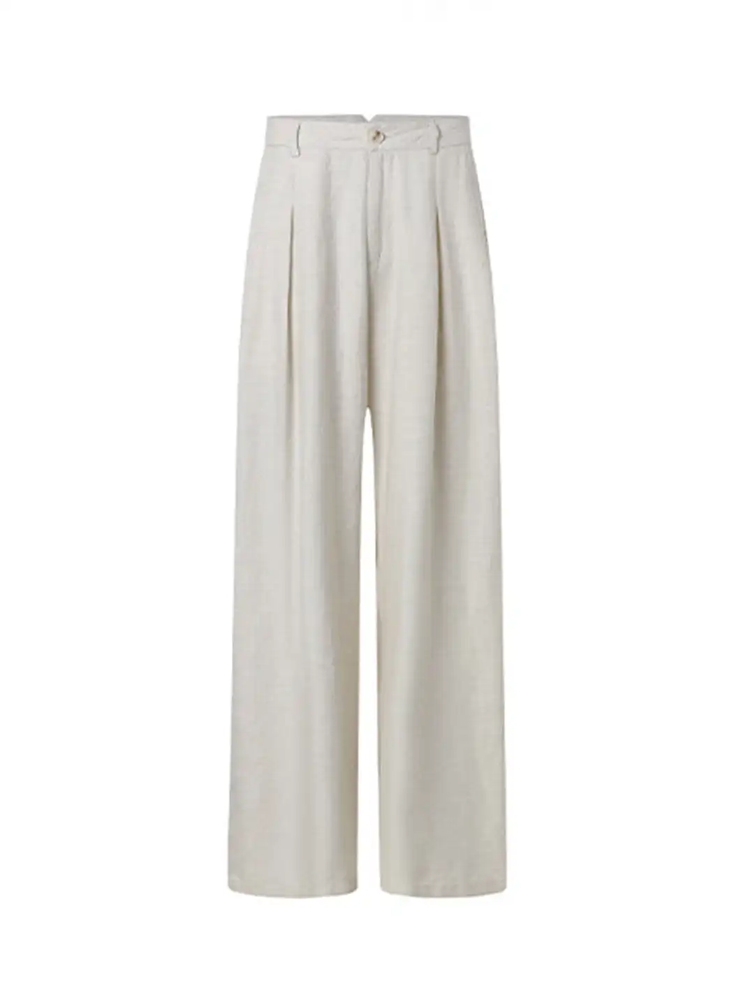 FLY OFF | Cool Feeling Tencel Straight Leg Casual Pants