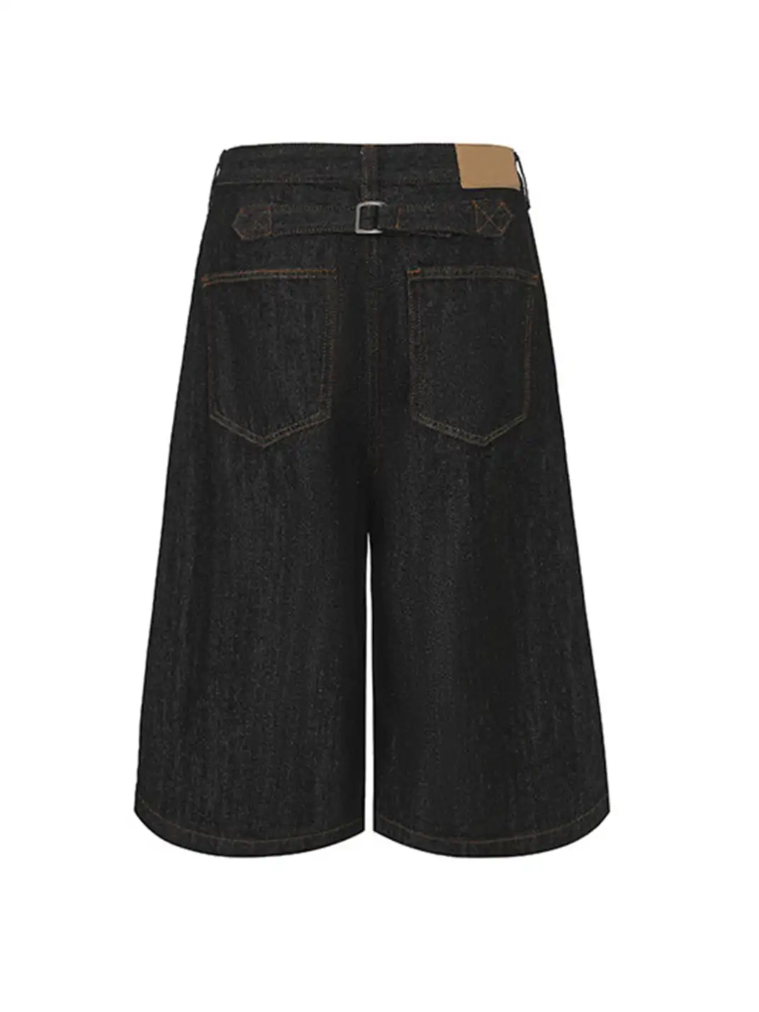 FLY OFF | Five Buttons Straight Leg 7/8 Length Jeans
