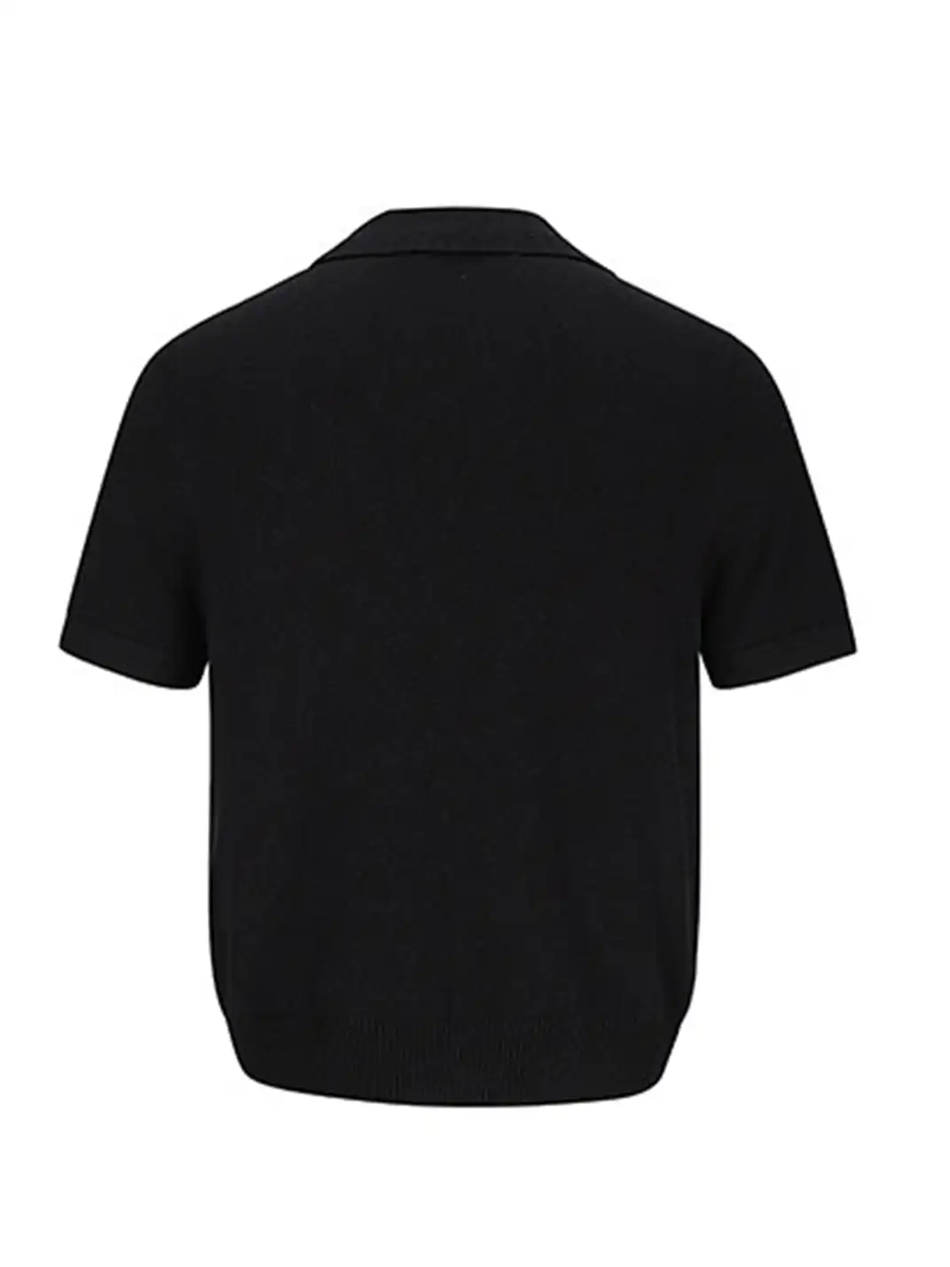 FLY OFF | Fake Two Piece Collared Linen T-Shirt