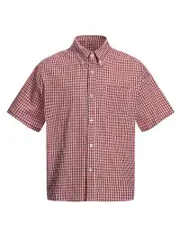 FLY OFF | Vintage Plaid Short Sleeve Shirt