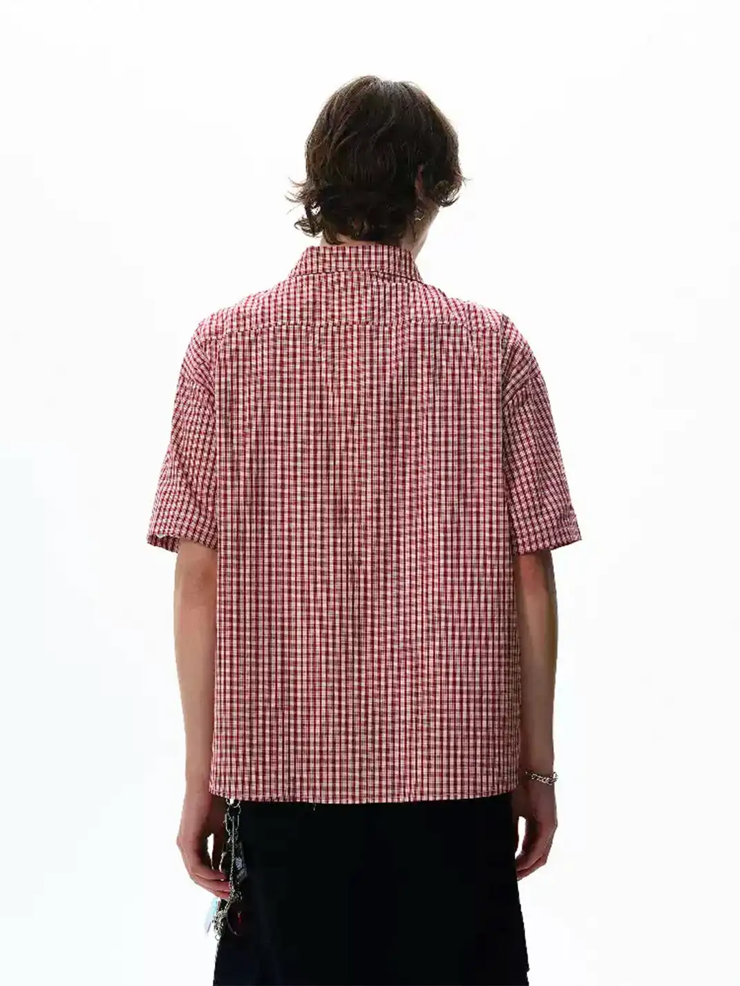FLY OFF | Vintage Plaid Short Sleeve Shirt