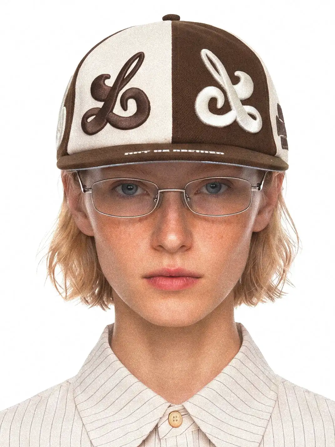 8LOME | Vintage Spliced Tai Chi Flat Brim Baseball Cap