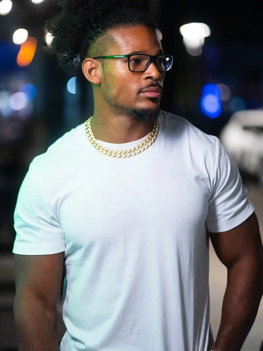 StreetEssentials | Elastic Cuff Small Neck T-Shirt
