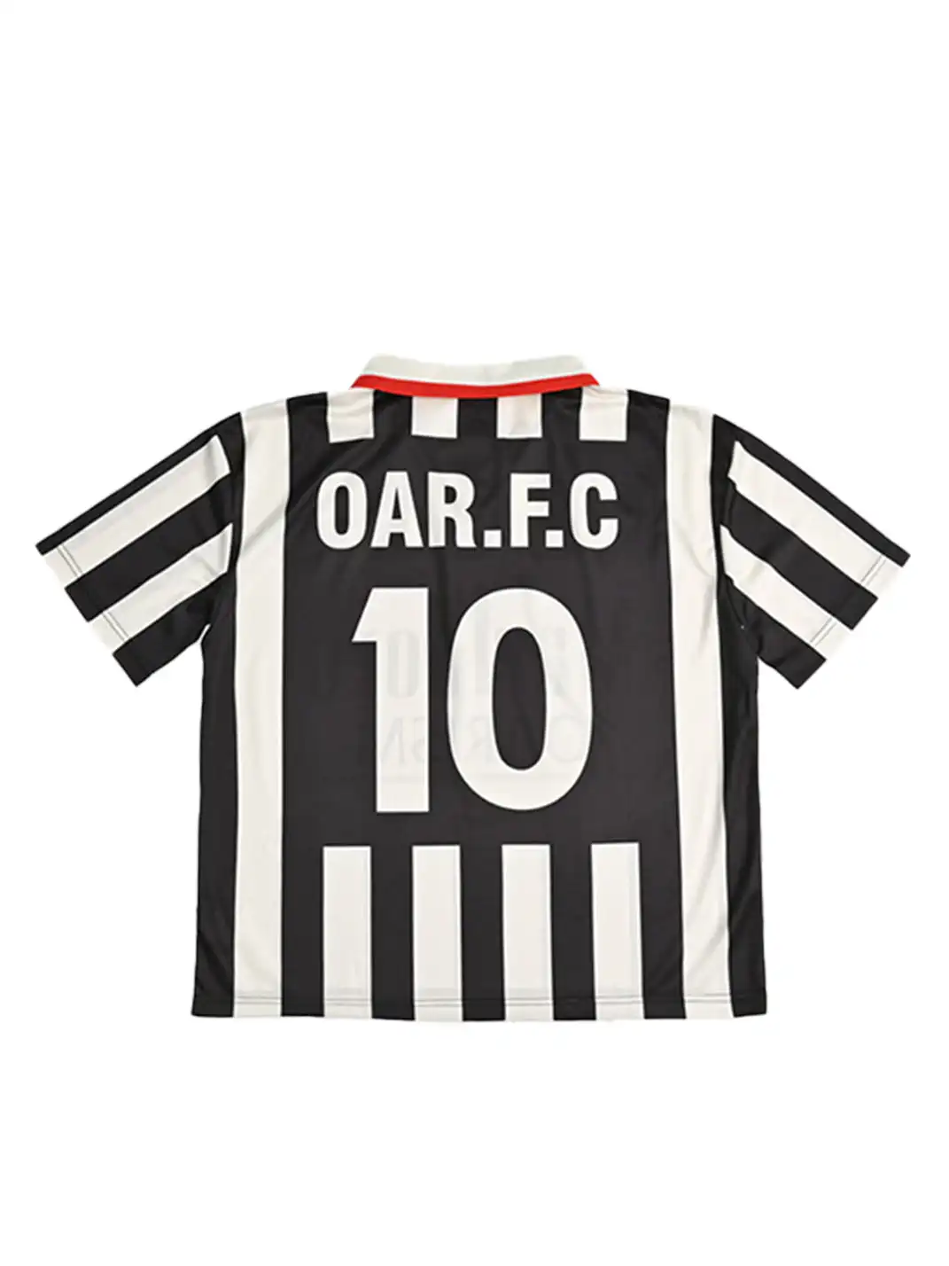 oarism | Stripe Collar Marlboro Print T-Shirt