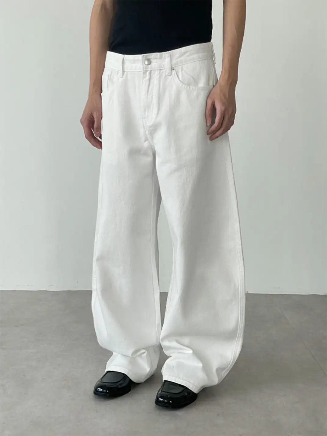 Aeec official | Twisted Seam Curved Minimalist Long Pants