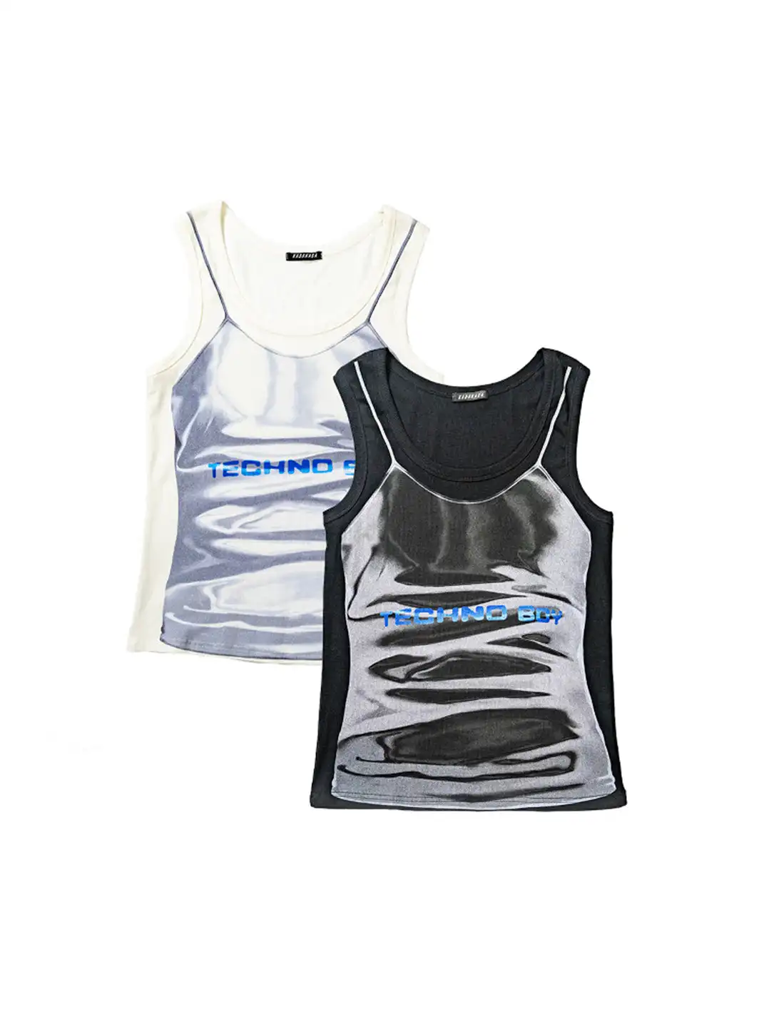 KADAKADA | Technoboy Print Ribbed Tank Top