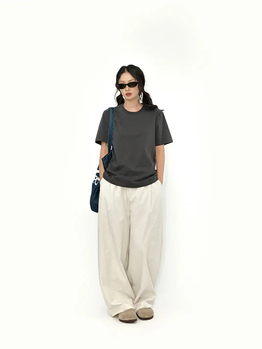 GULUWO | Boxy Cargo Long Pants