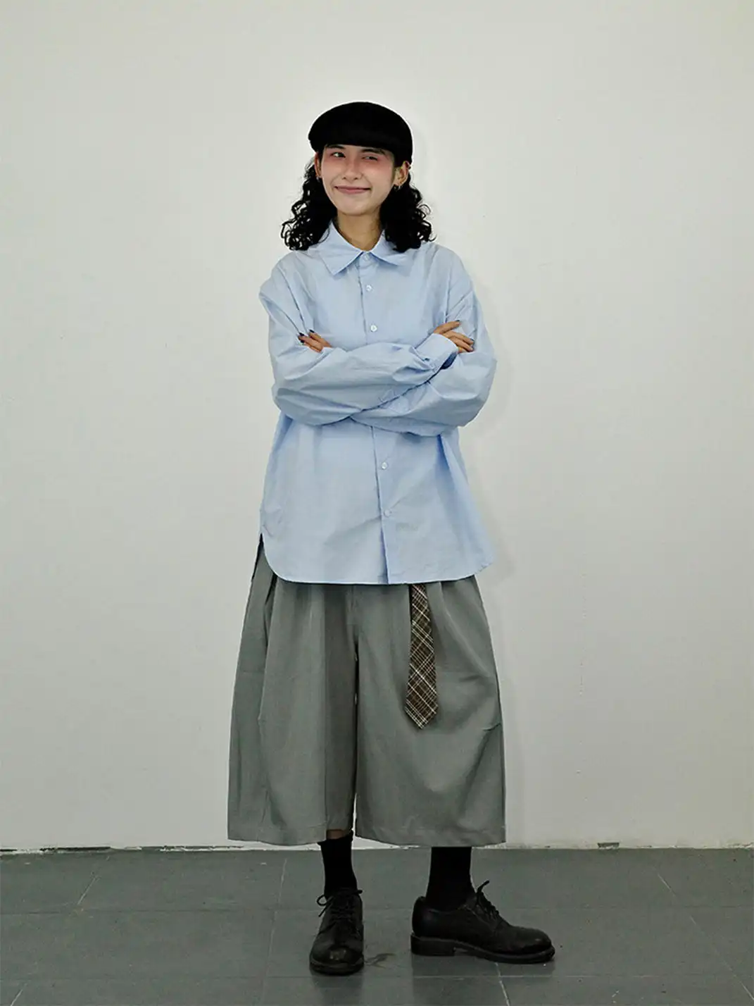 GULUWO | Vintage Casual Wide-Leg Cropped 7/8 Pants