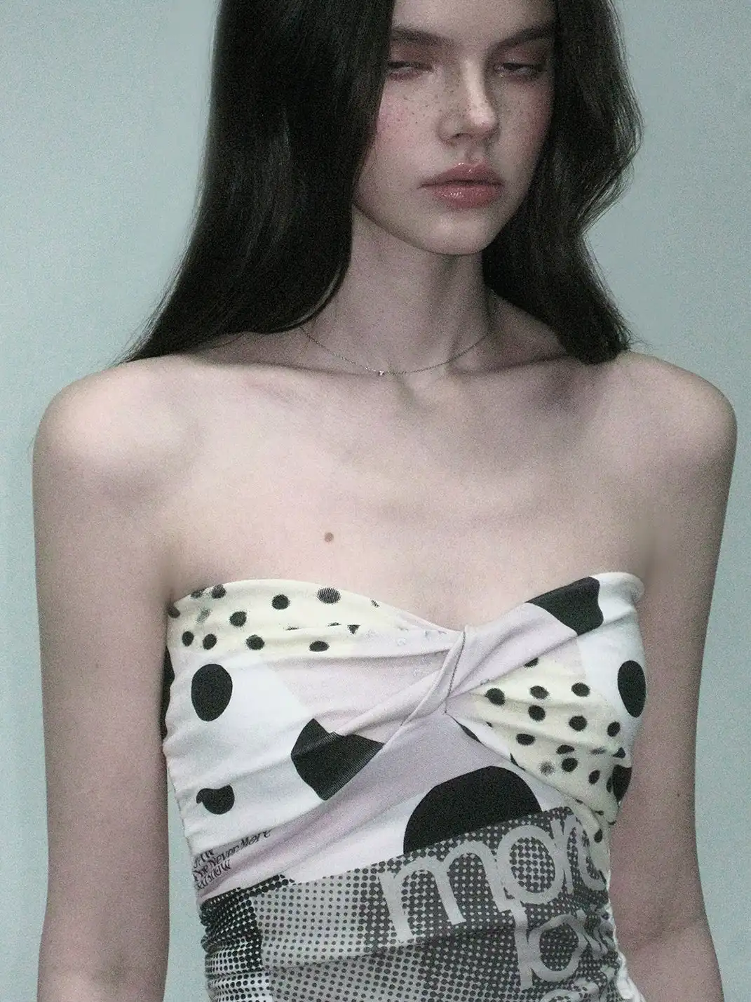The NeverMore | Printed Twist Knot Sleeveless Top