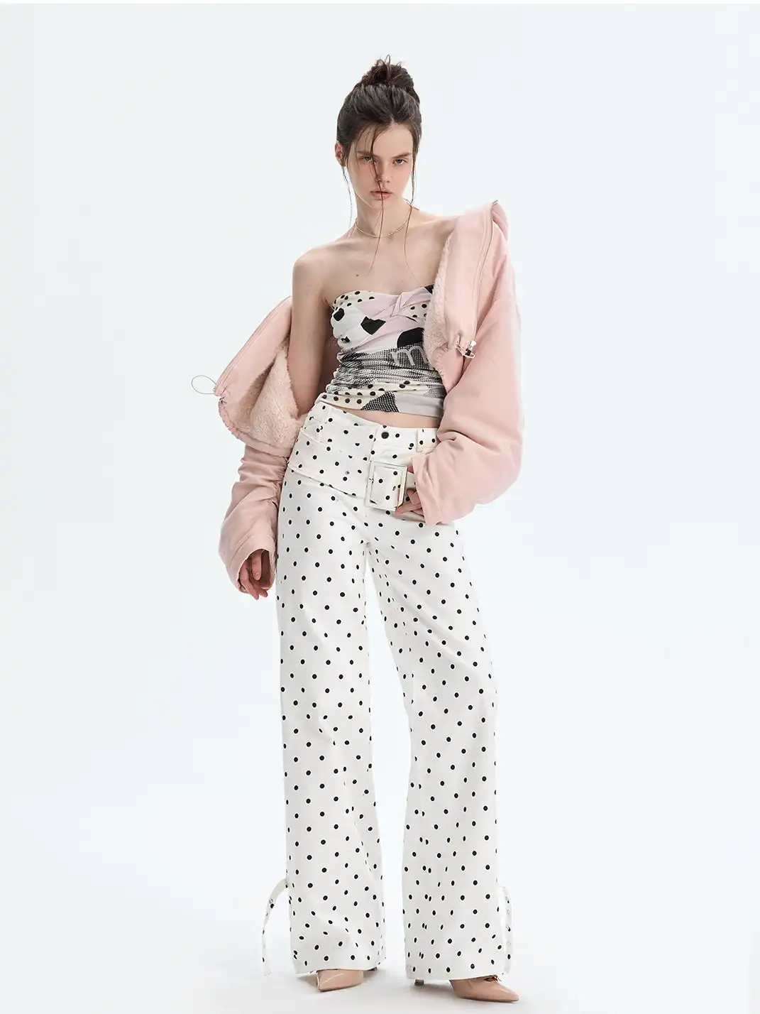 The NeverMore | Printed Twist Knot Sleeveless Top