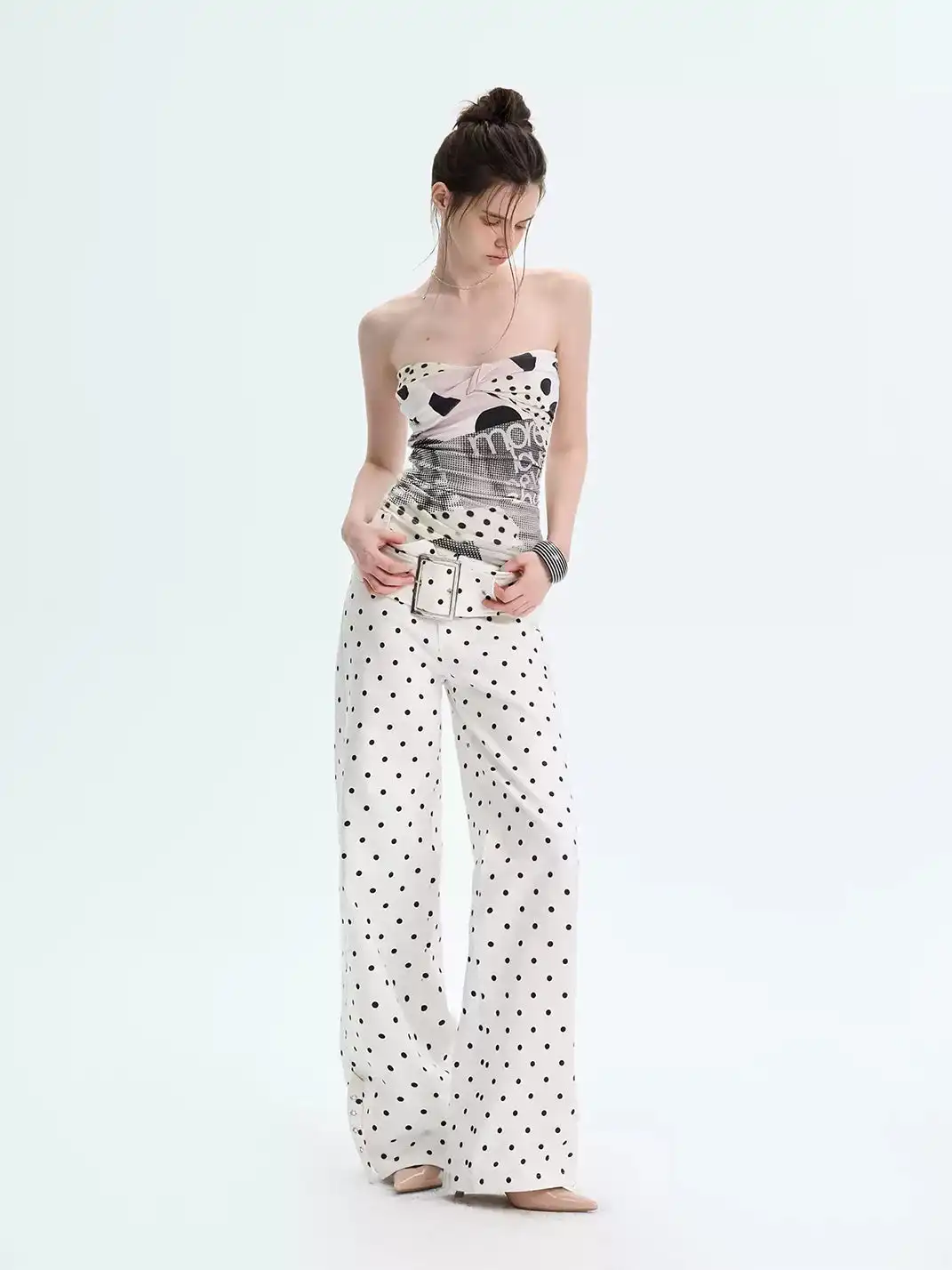 The NeverMore | Printed Twist Knot Sleeveless Top