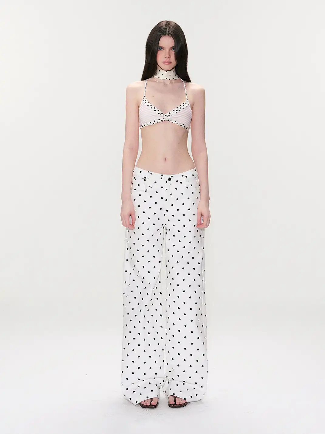The NeverMore | Polka Dot Casual Jeans