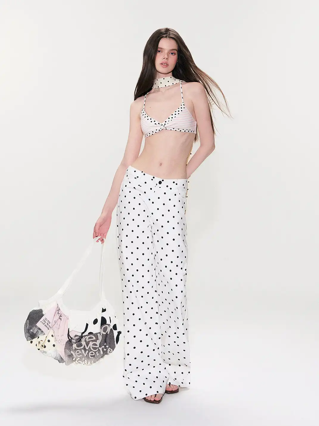 The NeverMore | Polka Dot Casual Jeans